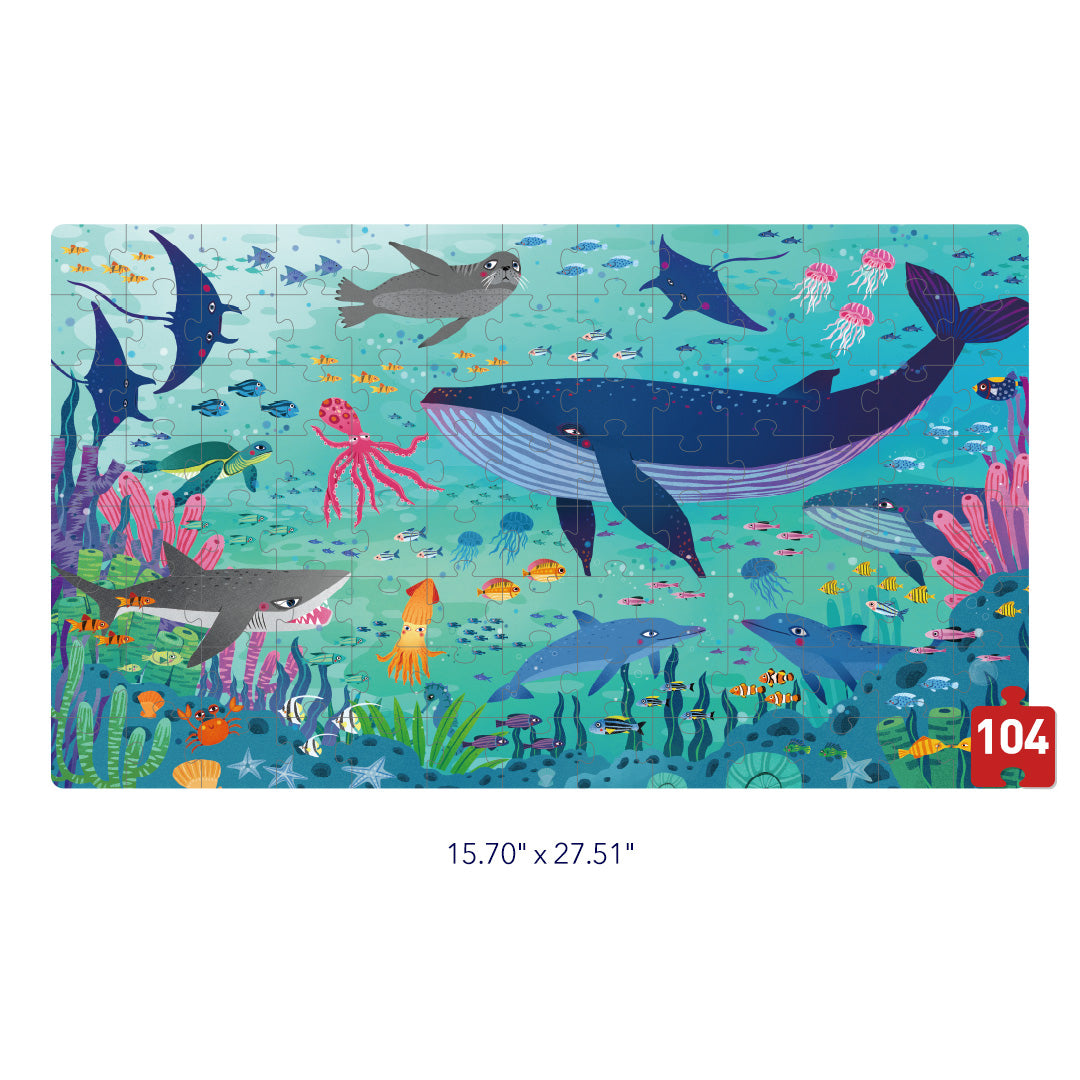 Scatola puzzle portatile: Wonderful Ocean 104P