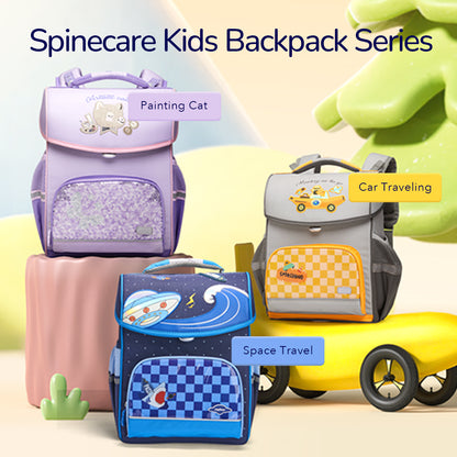 Spinecare Kids Backpack: Car Traveling