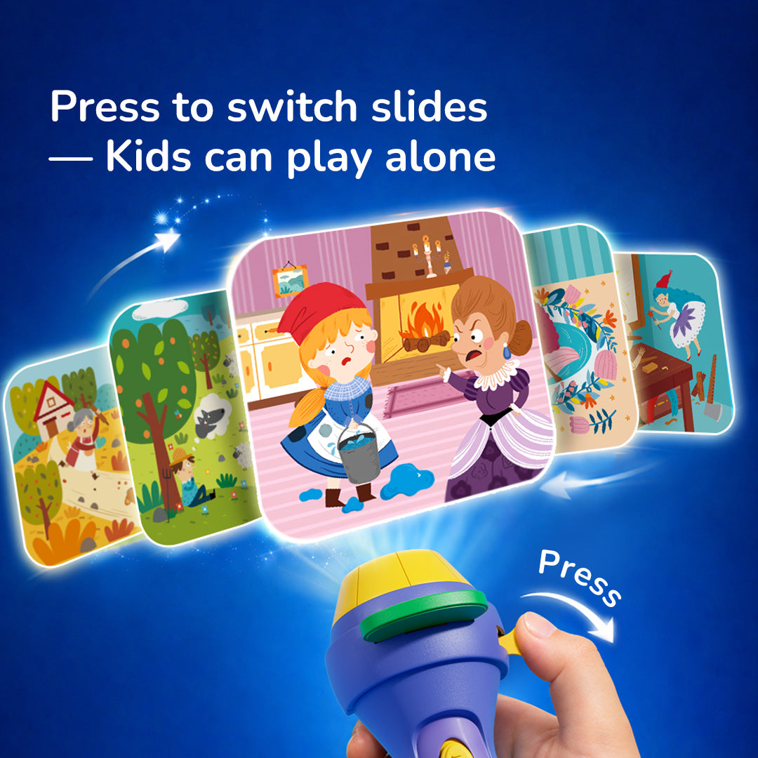 2-in-1 Storybook Projector &amp; Flashlight