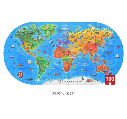 Scatola puzzle portatile: Our World 100P