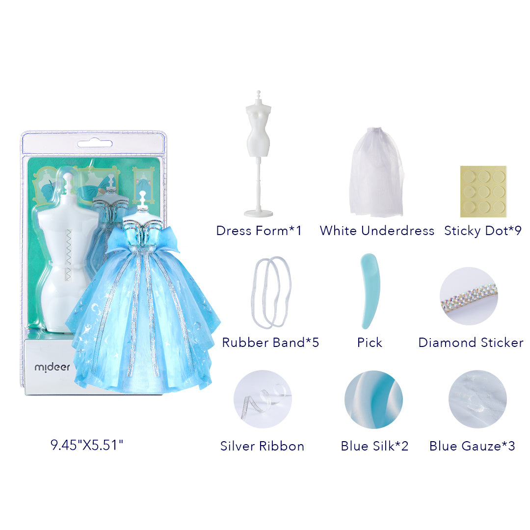 Casa de diseño de ropa: Probador de princesa azul