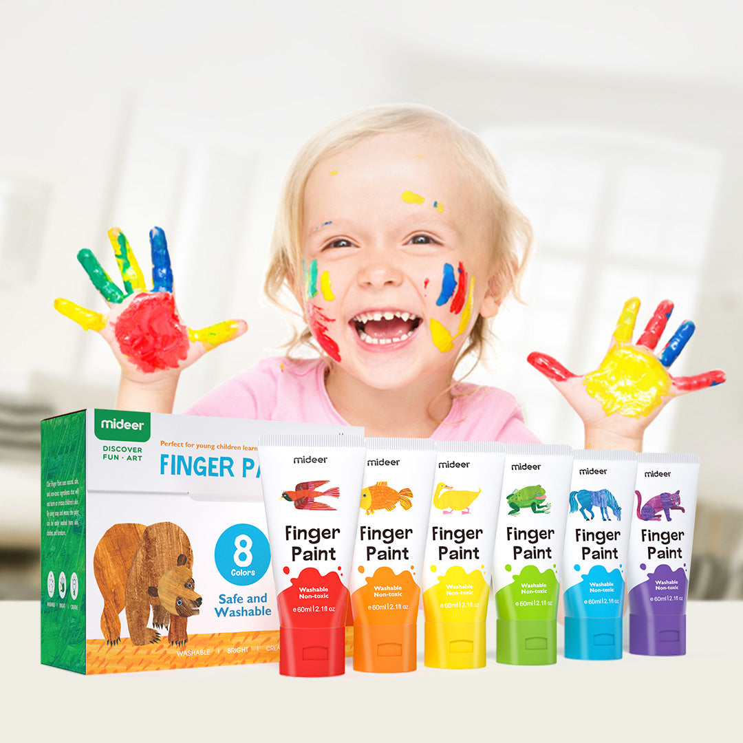 Finger Paint 8 Colors: The Very Hungry Caterpillar Edition