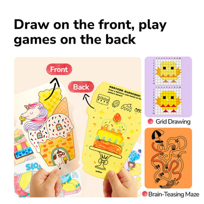 mideer Aqua Reveal Coloring Book - Beep Beep Traffic