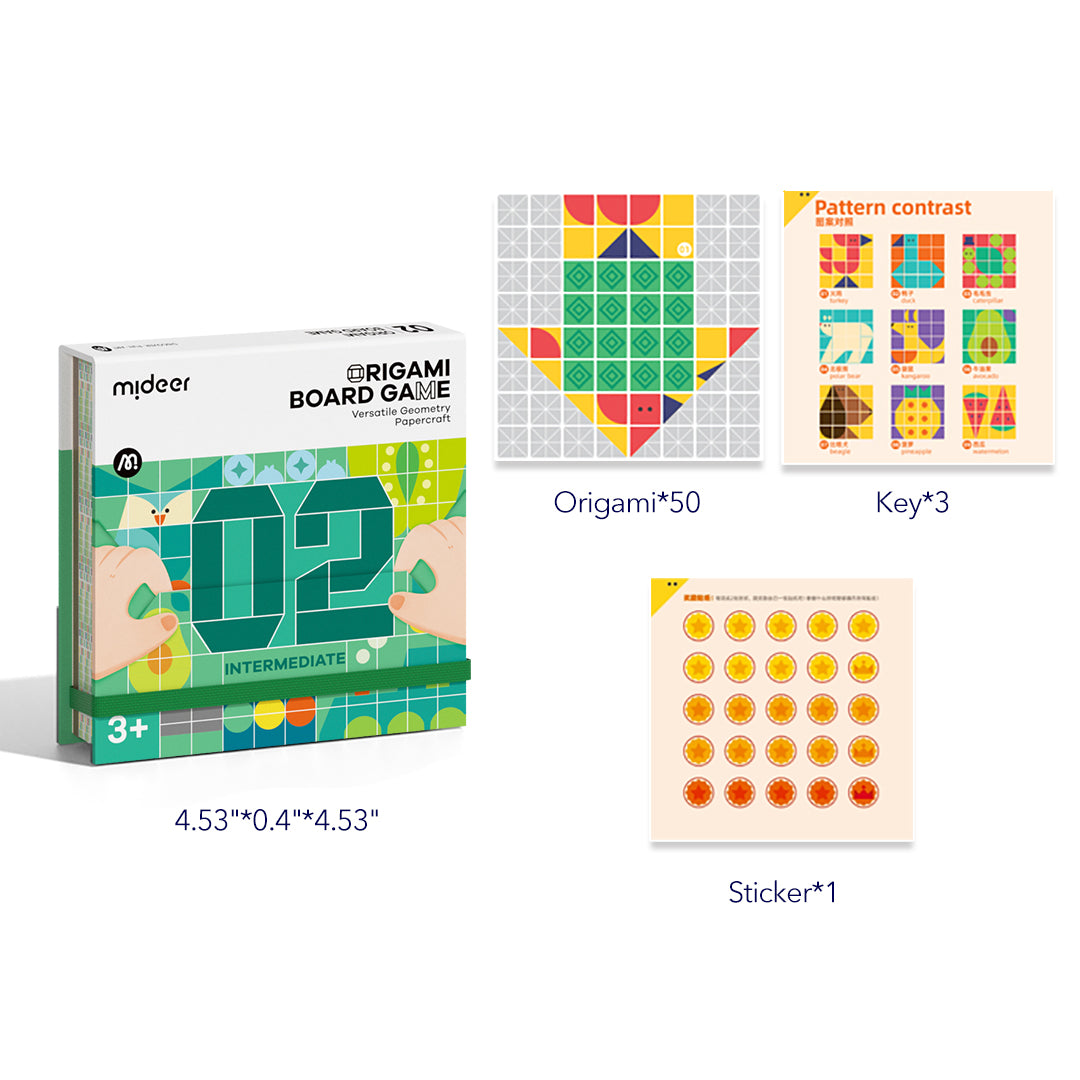 Origami Game for Kids | Intermediate Crafting Fun – mideerart