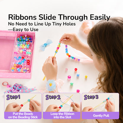 Ribbon beaded diy kit