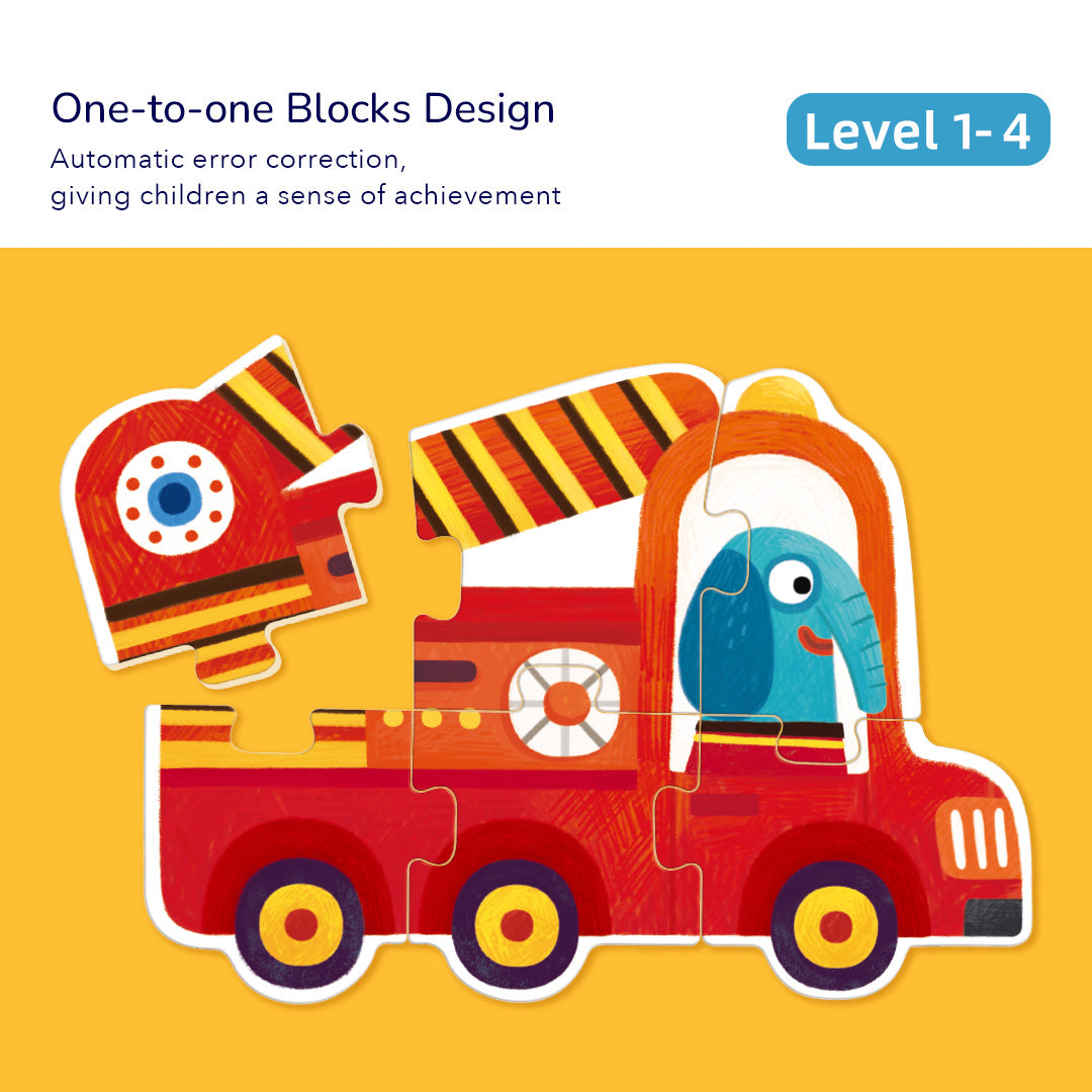 Level Up! Puzzles - Level 4: Transportation 54P-88P