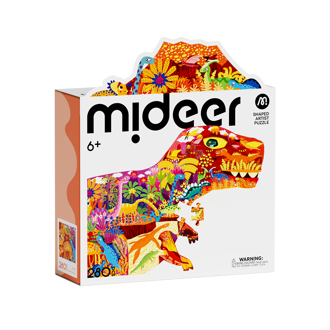 Shaped Artist Puzzle - Dinosaur World 280PCS