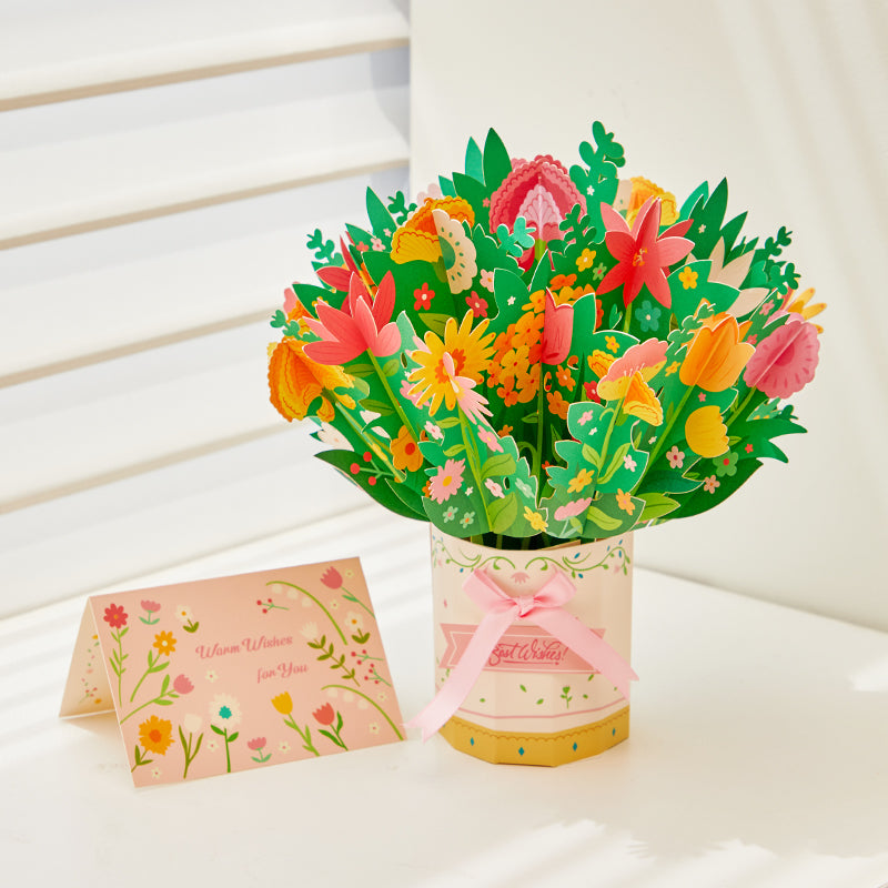 3D Pop Up Paper Bouquet