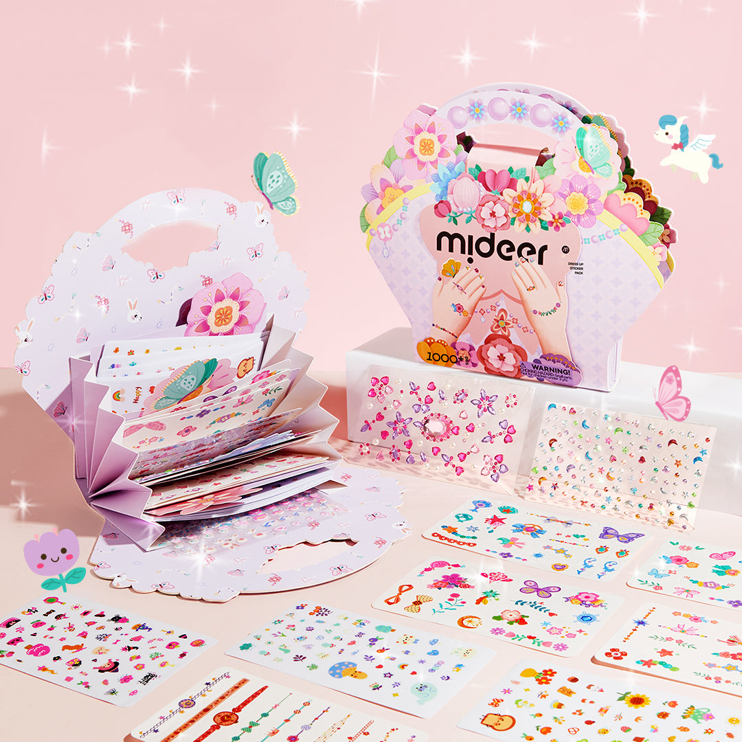 Garden Fairy Dress Up Sticker Pack 1000+P Garden Fairy Dress Up Sticker Pack 1000+P