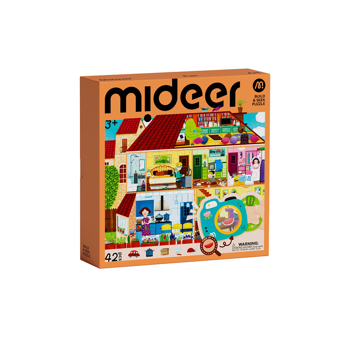 Build &amp; Seek Puzzle - Whimsical Room 42PCS
