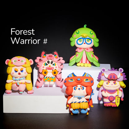 Airy Clay Forest Warrior: Monkey