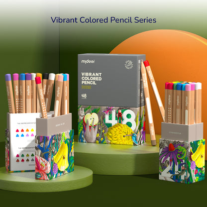Vibrant Colored Pencil 48 Colors