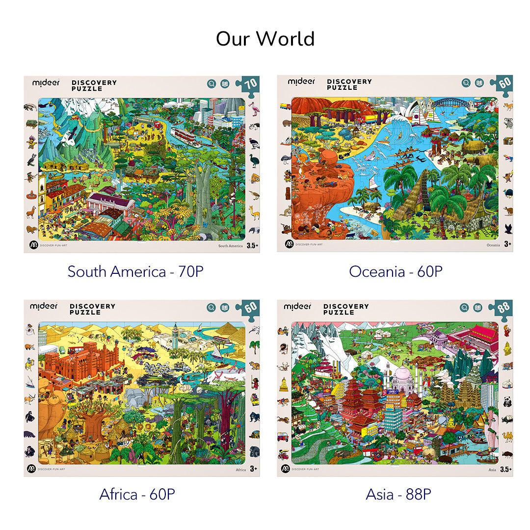 Discovery Puzzle Big World Small World: South America 70P