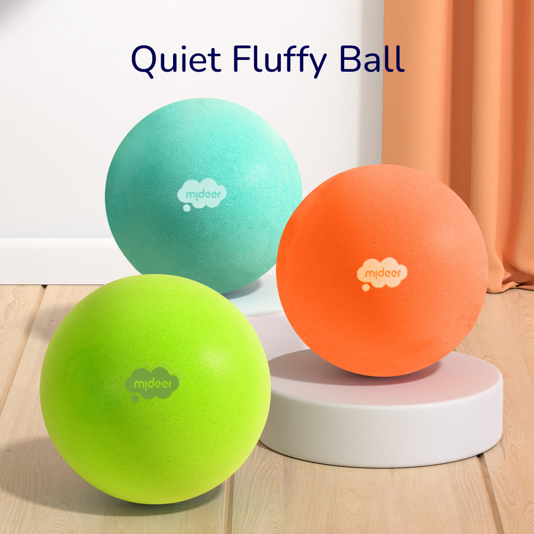 Quiet Fluffy Ball: Grass Green 7.09&quot; Diameter