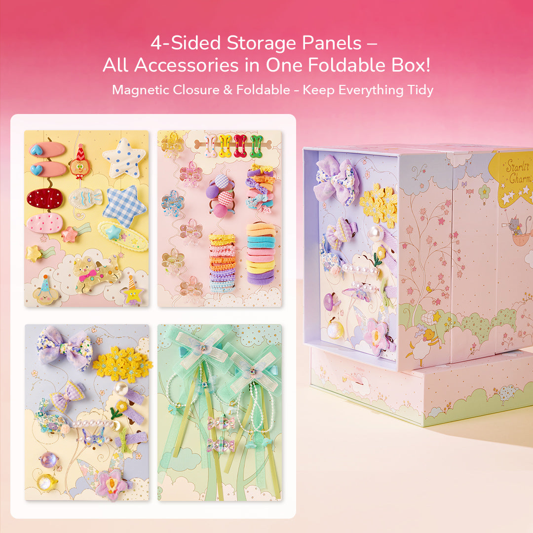 Hair Clips Gift Box – Starlit Charm – mideerart