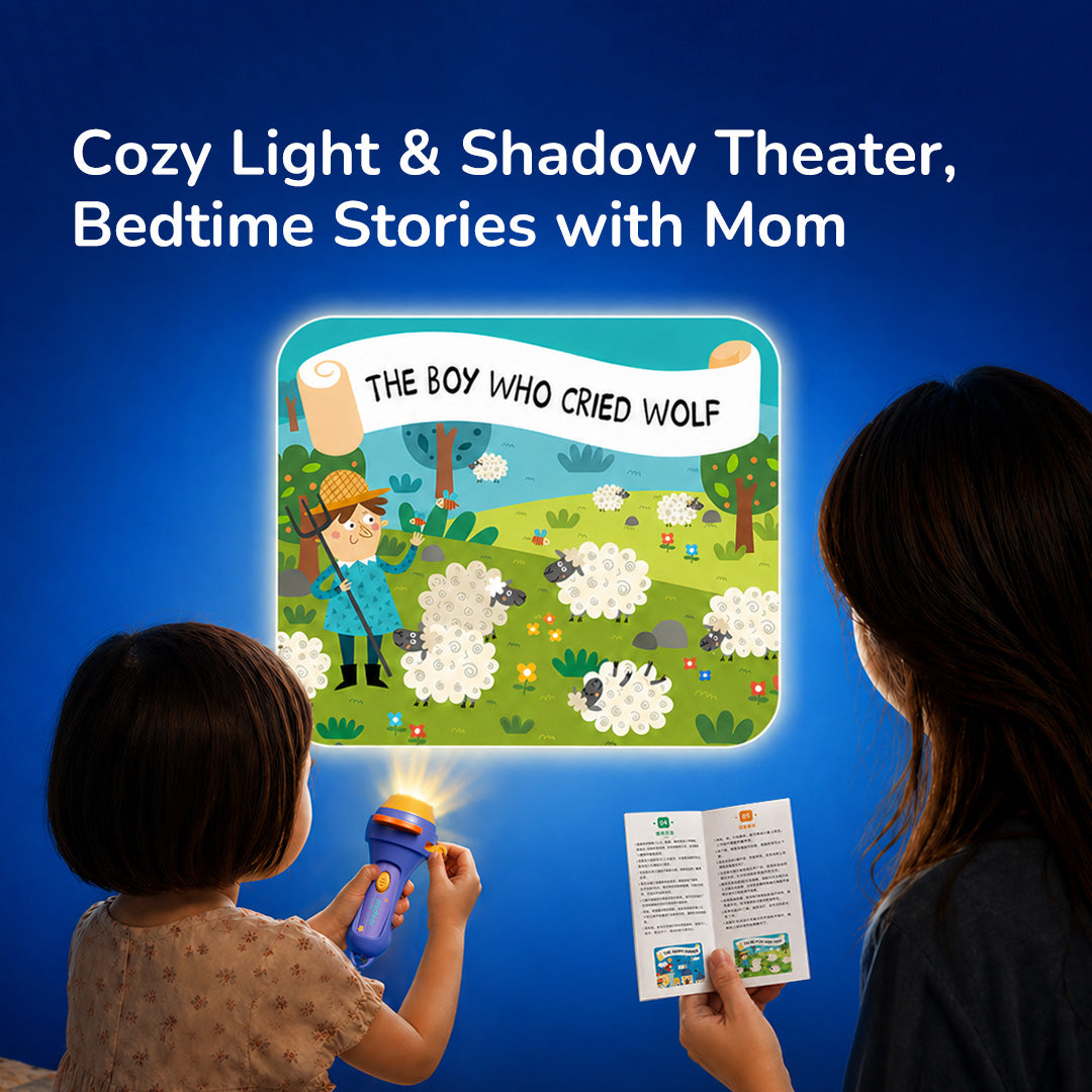 2-in-1 Storybook Projector &amp; Flashlight