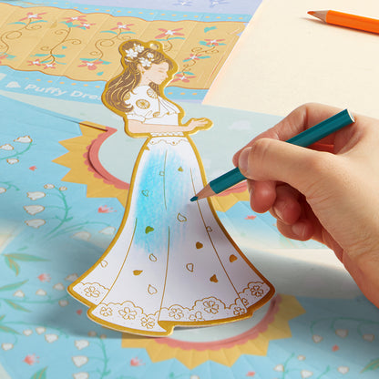 Paper Craft Coloring Cards: My Fashion Showcase