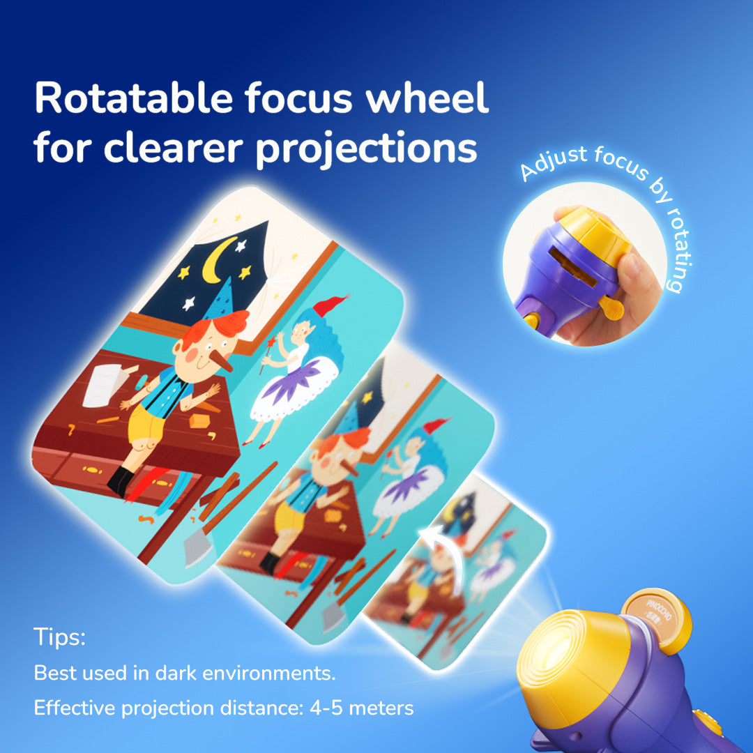 2-in-1 Storybook Projector &amp; Flashlight