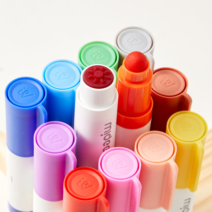 Round-Tip Stamper Washable Marker 12 Colors