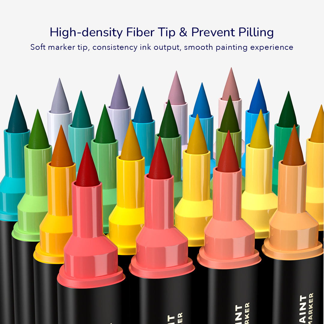 Let's Paint! Water-based Dual Tip Marker 24 Colors