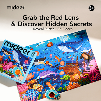 Mystery Reveal Puzzle - Ocean Secrets 35PCS