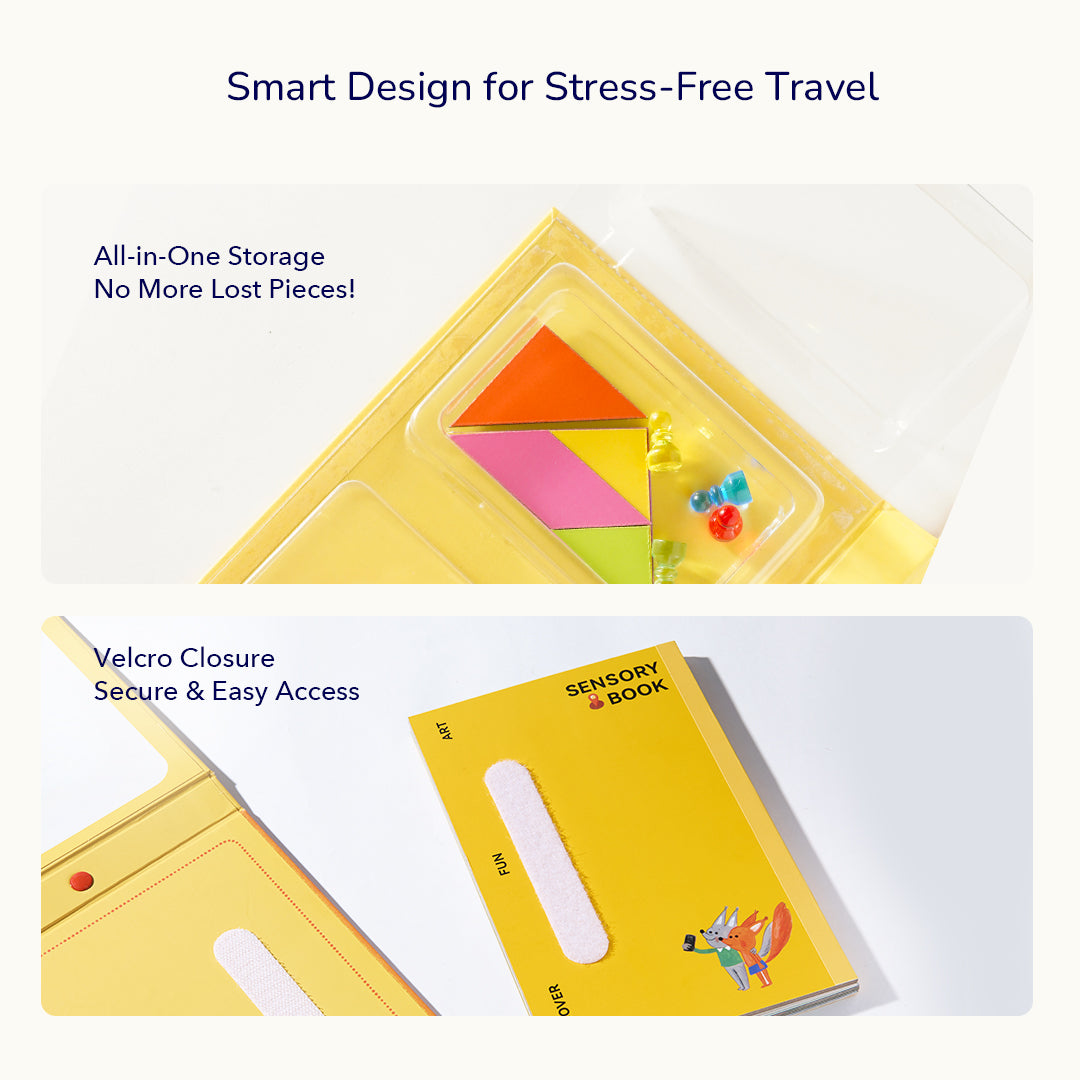 7-in-1 Sensory Book – mideerart