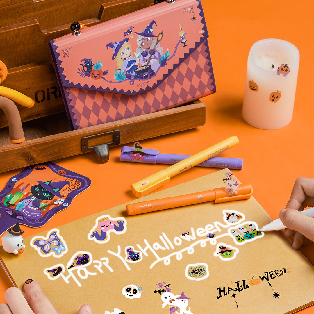 Halloween Dress Up Sticker Pack: Temporary Tattoos, Nail Stickers &amp; More 1000P