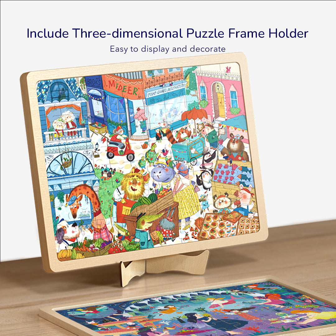 Wooden Puzzles: Trip On The Bus 48P