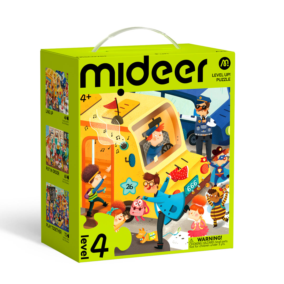 Level Up! Puzzles with Storage Bag - Level 4: A Day Of Mine 48P-72P