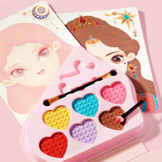 Produktbild von UATARU Kids Dress Up Game Set, 3 In 1 Make Up On Paper