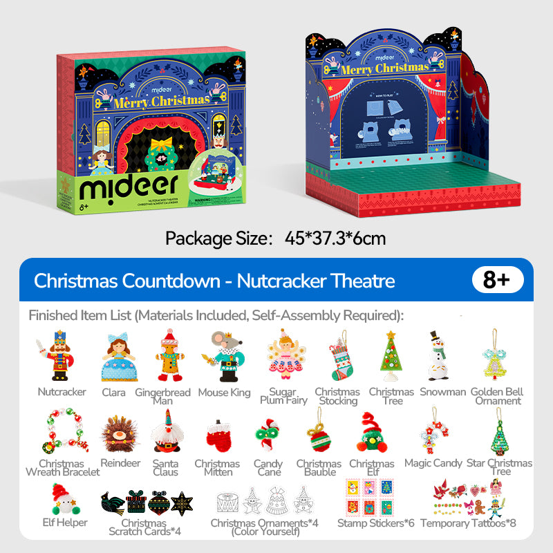 mideer Nutcracker Theater Christmas Advent Calendar