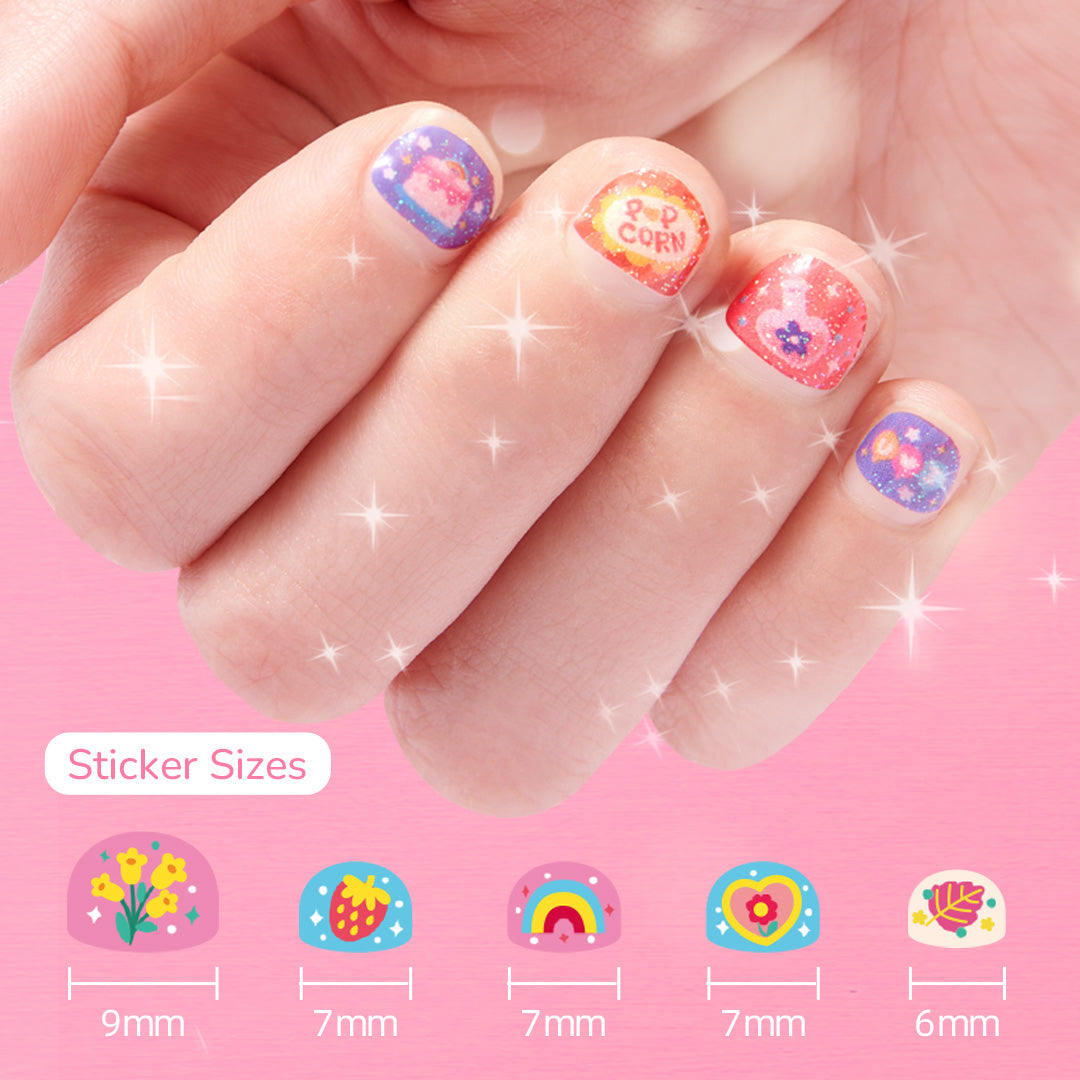 Magic Mirror Theme Nail Sticker: Flower Princess