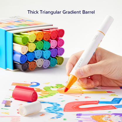 Dual-Tip Washable Marker 24 Colors