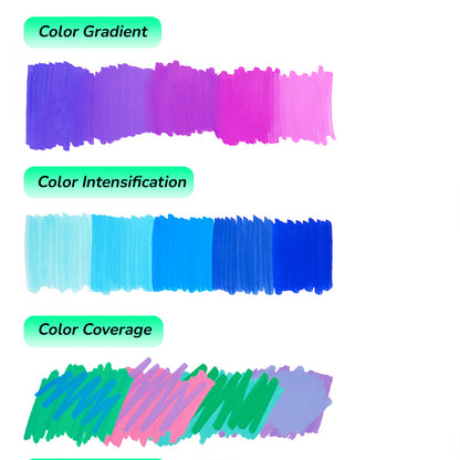 Straight Liquid Acrylic Marker - 24 Colors