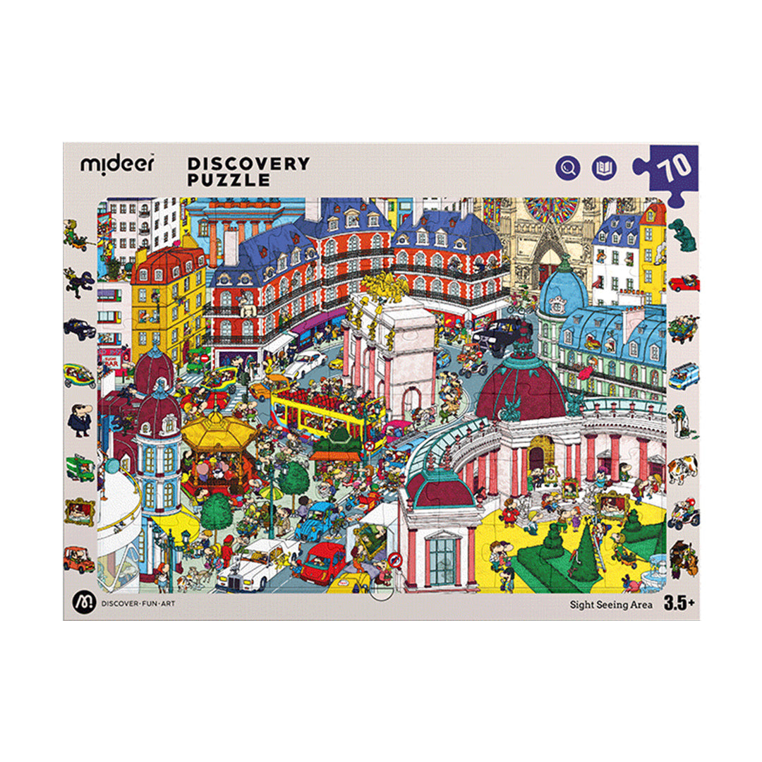 Discovery Puzzle Big City Small City: Sightseeing Area 70P