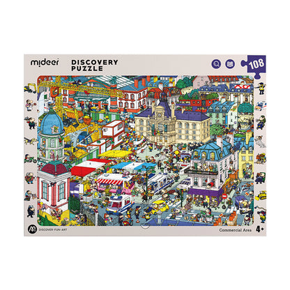 Discovery Puzzle Big City Small City: Commercial Area 108P