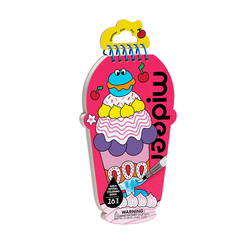 mideer Aqua Reveal Coloring Book - Sweet Cream
