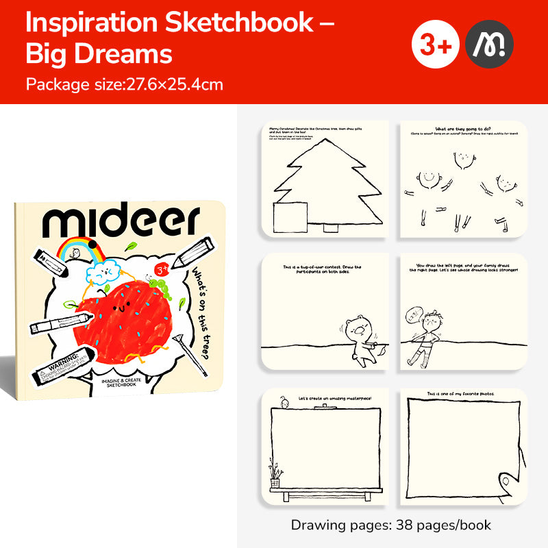mideer Inspiration Sketchbook - Big Dreams