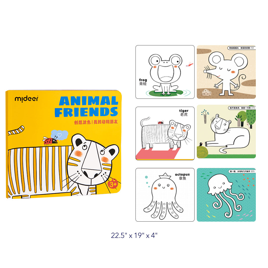 Primer libro para colorear: Amigos animales