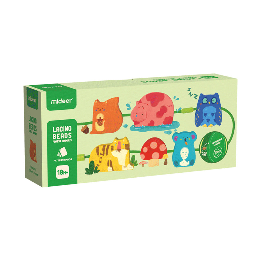 Lacing Beads: Forest Animals