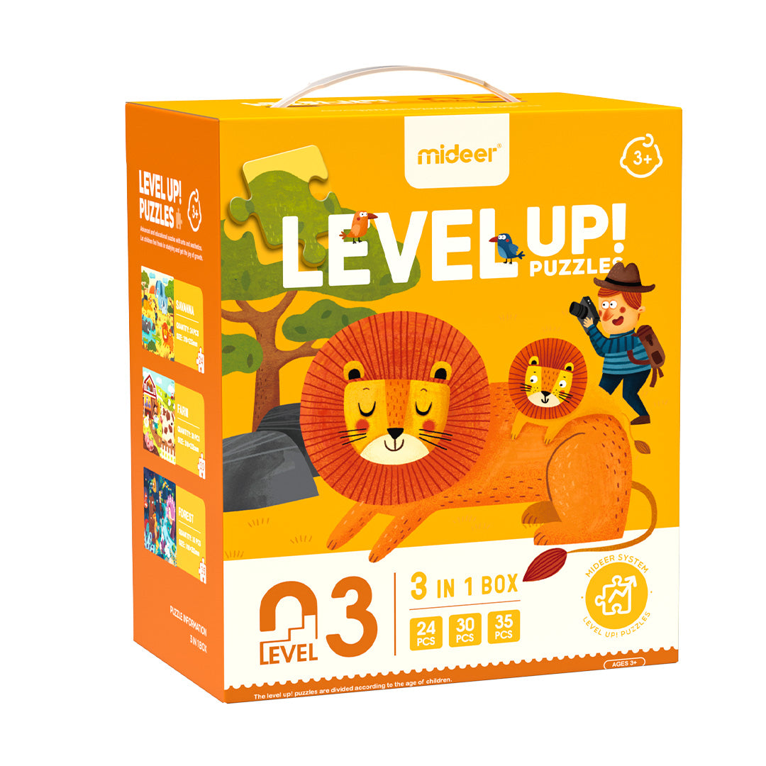 Level Up! Puzzles - Level 3: Natural Scenery 24P-35P