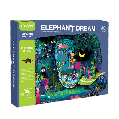 Shaped Puzzle: Huge Animal Elephant Dream 280P
