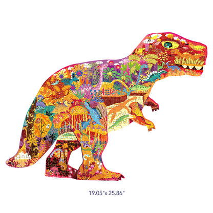 Shaped Puzzle: Huge Animal Dinosaur World 280P