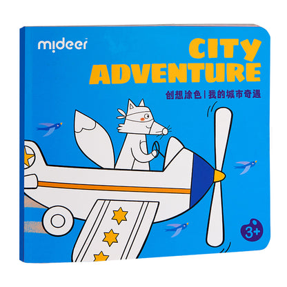 First Coloring Book: City Adventure