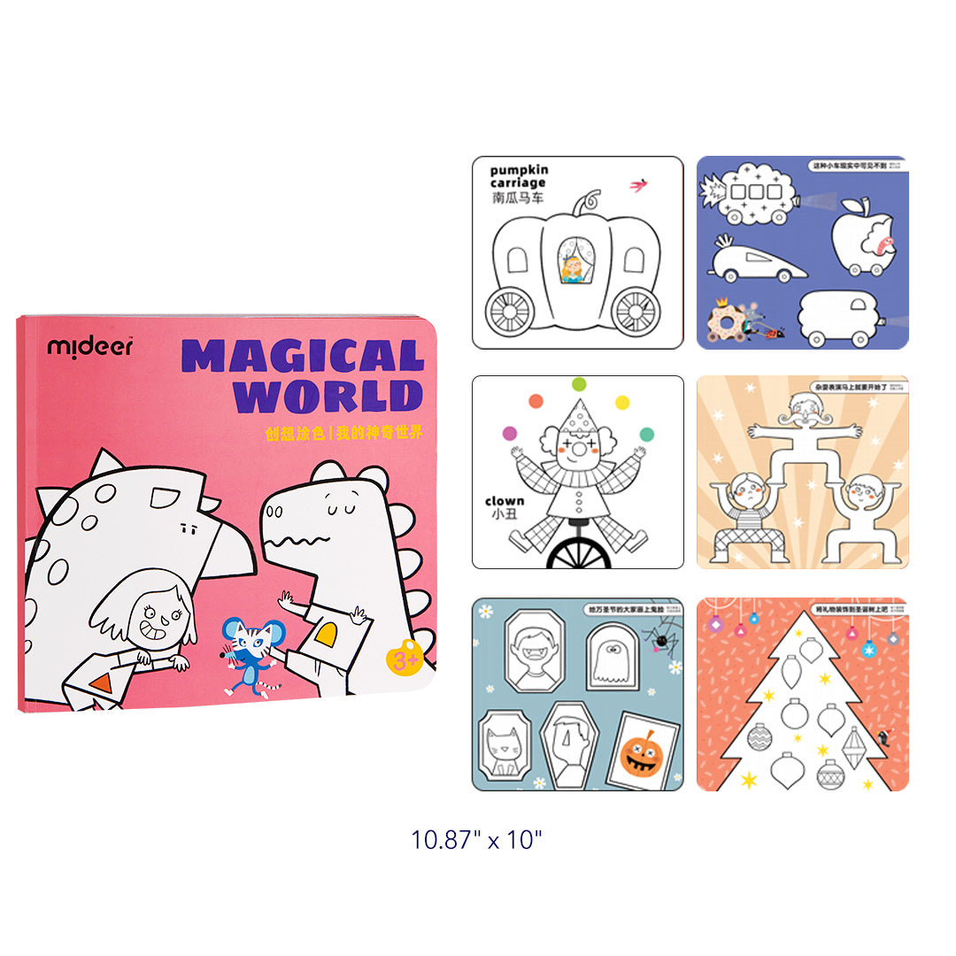 First Coloring Book: Magical World