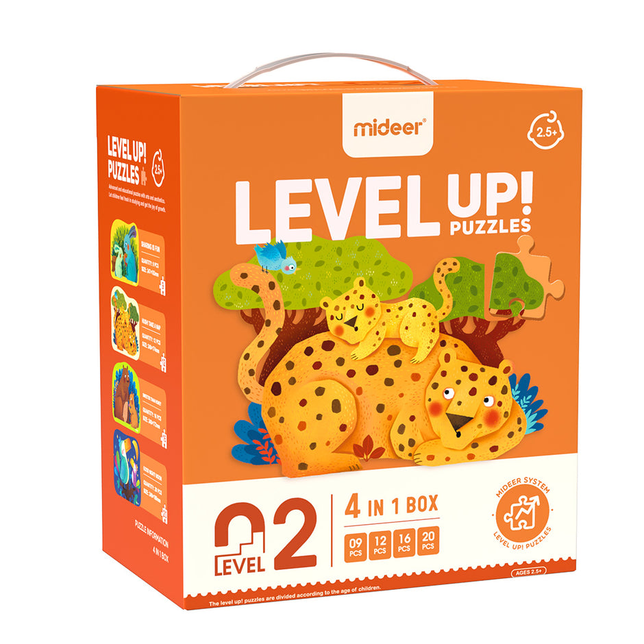 Level Up! Puzzles Fun & Educational Toys For Kids mideerart