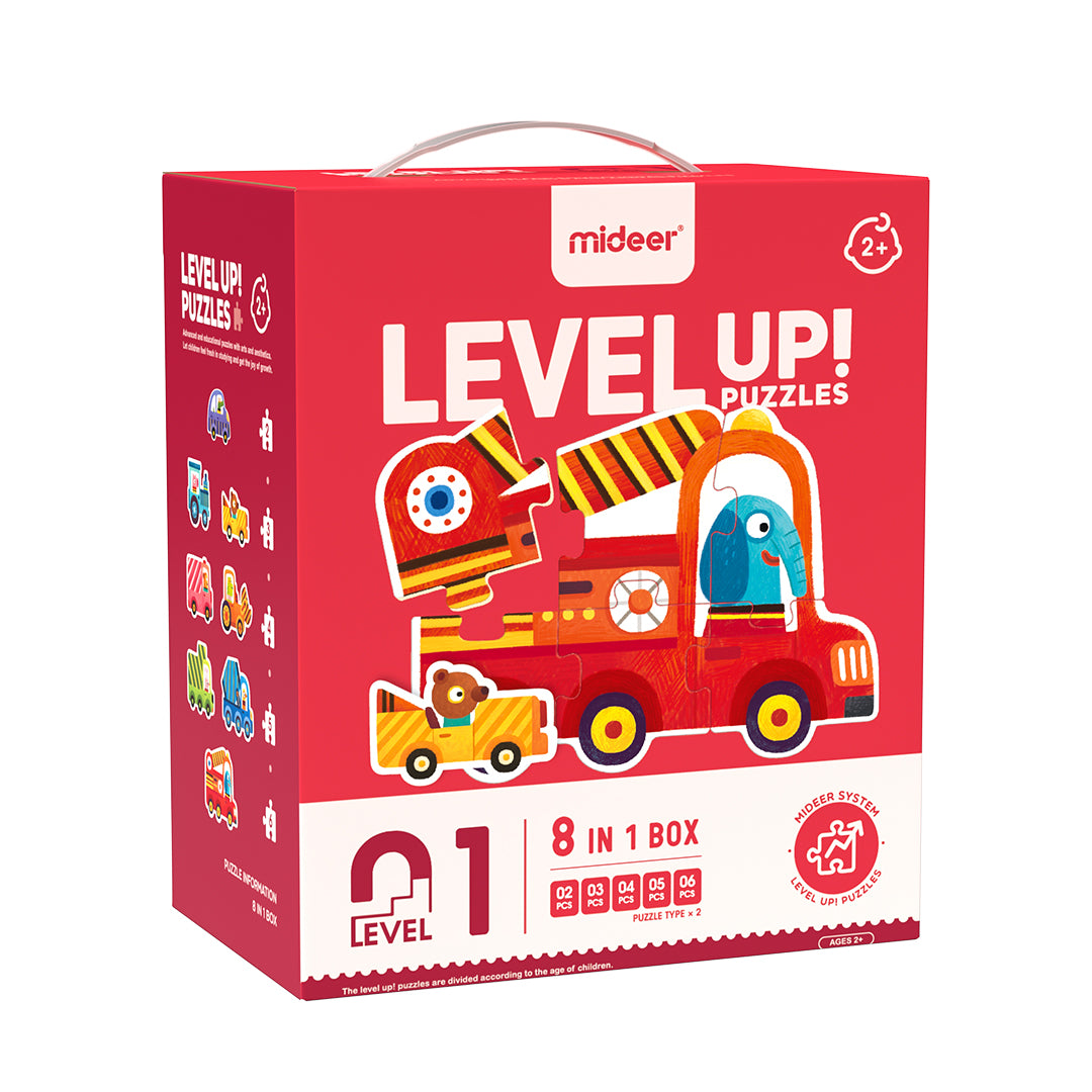Level Up! Puzzles - Level 1: Cars 2P-6P