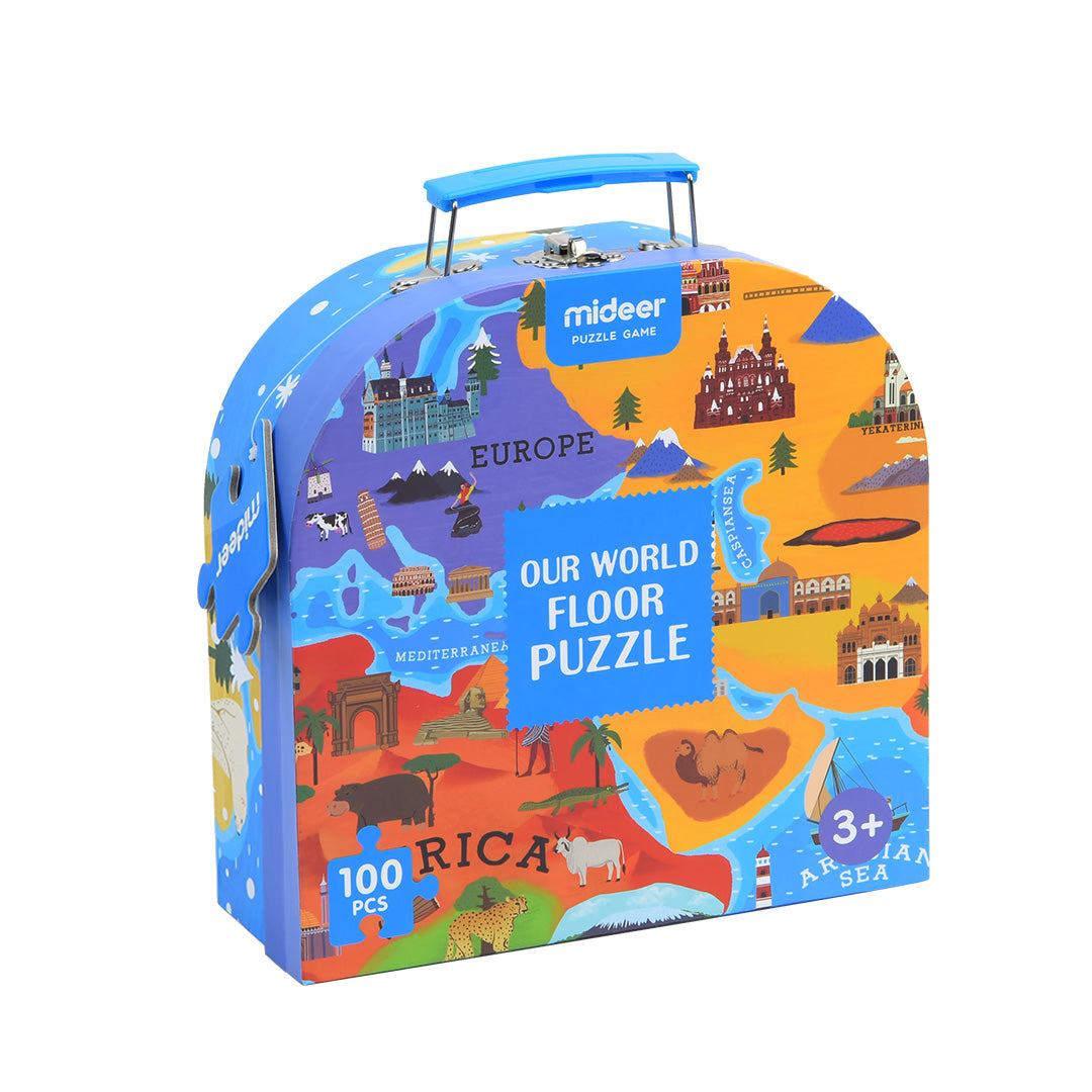 Scatola puzzle portatile: Our World 100P