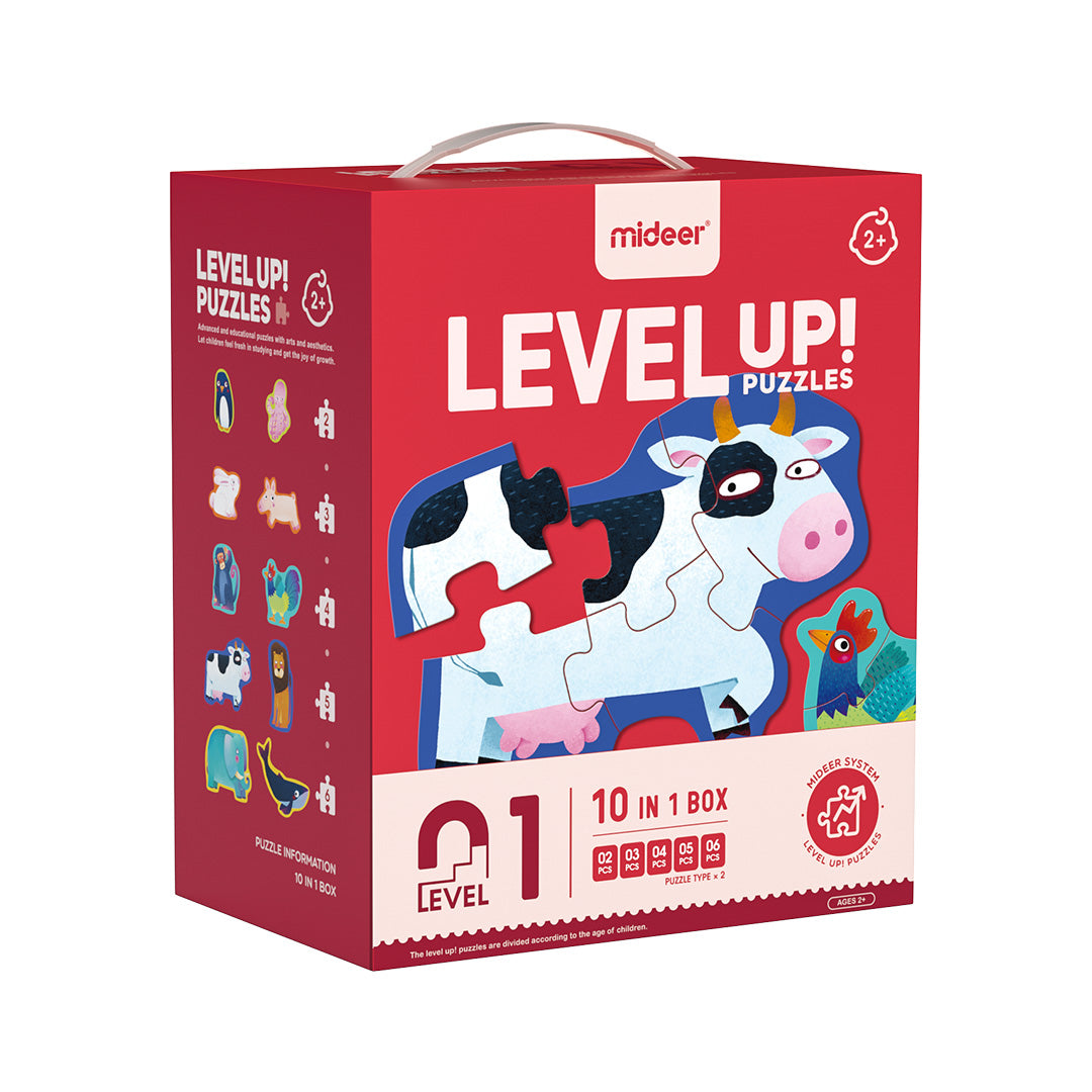 Level Up! Puzzles - Level 1: Animals 2P-6P