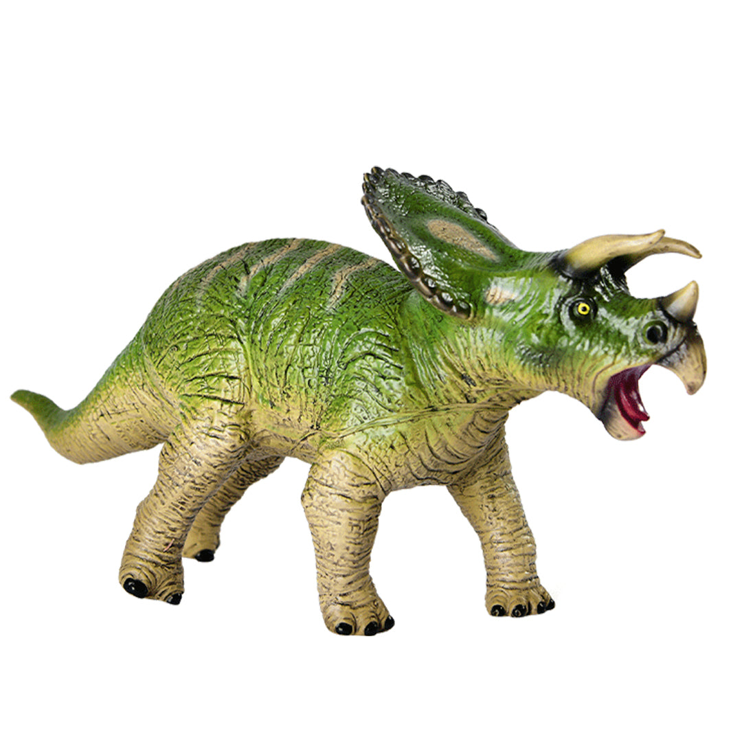 Queen-sized Simulated Dinosaur: Triceratops